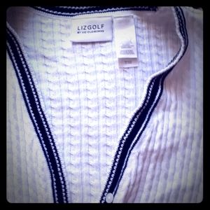 Liz Claiborne Sweater Black and White